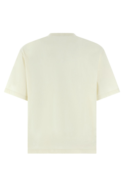 Logo patch t-shirt Beige