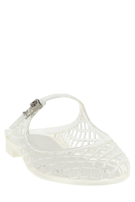 'Mello Mary Jane Jelly' sabots White