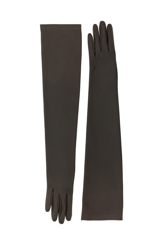 Перчатки «Simon» коричневого цвета 7349L338DBR