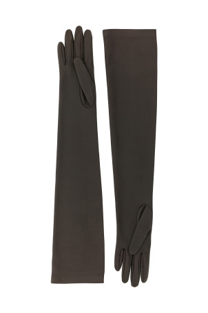 Перчатки «Simon» коричневого цвета 7349L338DBR