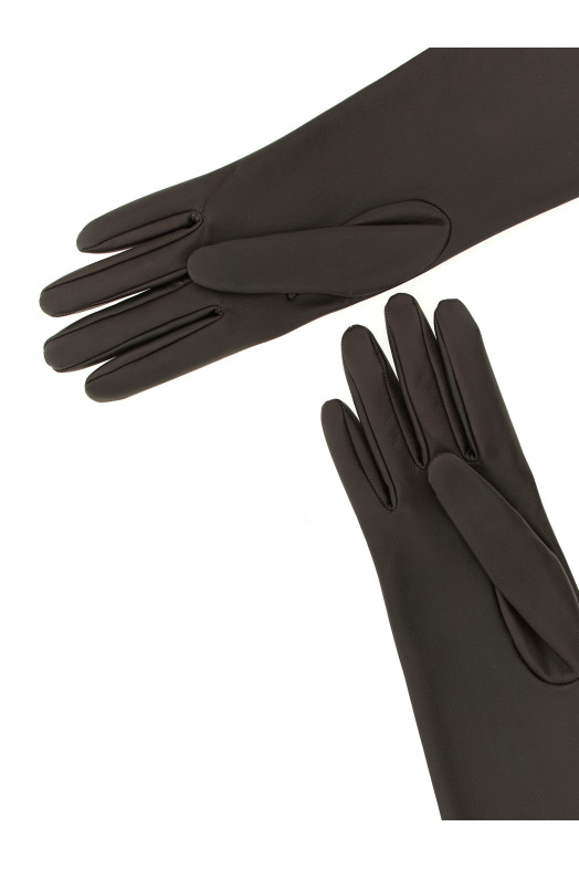 Перчатки «Simon» коричневого цвета 7349L338DBR