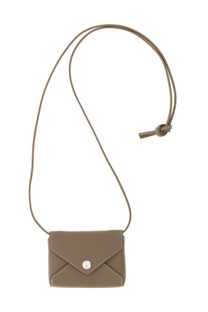 'Lanyard' card holder Brown