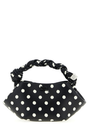 'Polka-Dot Bou' mini handbag Black
