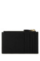 Black leather card holder Black PRADA (1MC086QHH)