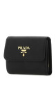 Black leather wallet Black PRADA (1MH025QWA)
