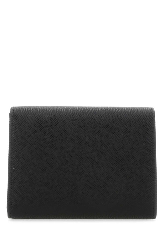 Black leather wallet Black PRADA (1MH025QWA)