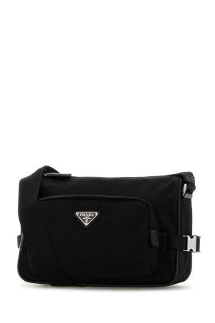 Black canvas crossbody bag Black PRADA (2VH1922DMG)