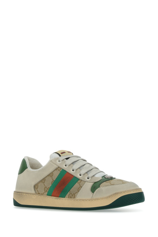 Multicolor suede and fabric Screener sneakers GUCCI (5465519Y920)