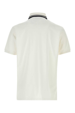 Біла еластична сорочка-поло з піке GUCCI (795174XJHHM)