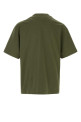 Olive green cotton t-shirt GUCCI (798115XJHDG)