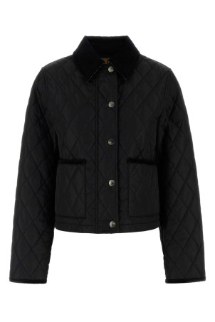 Черная нейлоновая куртка BURBERRY (8107465)