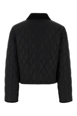 Черная нейлоновая куртка BURBERRY (8107465)