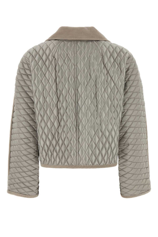 Серая нейлоновая куртка BURBERRY (8116973)