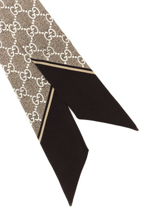 Printed silk foulard GUCCI (8122503G001)