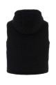 Black boucle reversible sleeveless jacket Black GUCCI (823754ZATFG)