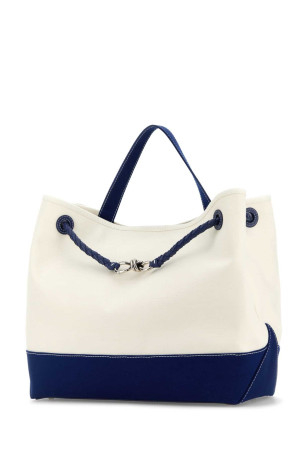 Большая сумка для покупок Andiamo из слоновой кости BOTTEGA VENETA (836369V5SB1)