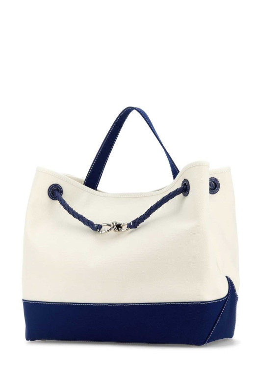 Большая сумка для покупок Andiamo из слоновой кости BOTTEGA VENETA (836369V5SB1)