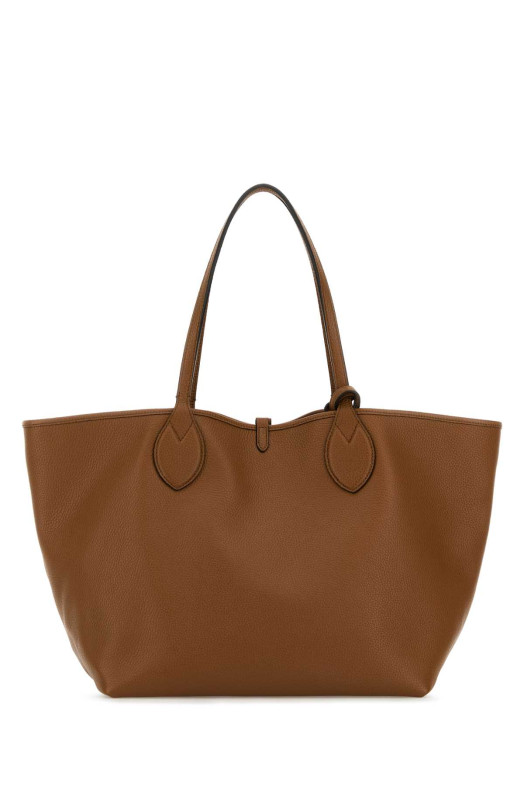 Двостороння сумка для покупок з карамельної шкіри GUCCI (839112AAFEQ)