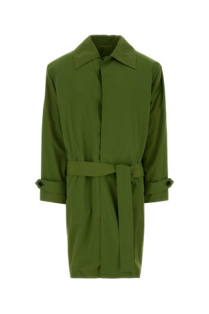 Зелений нейлоновий тренч SAINT LAURENT (851211Y6J30)