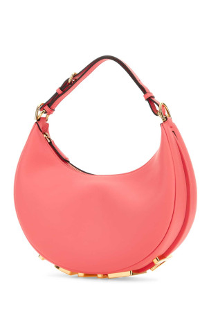 Pink leather small Fendigraphy handbag FENDI (8BR798A5DY)