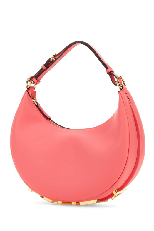 Pink leather small Fendigraphy handbag FENDI (8BR798A5DY)
