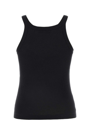 Black cotton tank top FENDI (FS7966ANQM)