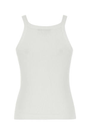 White stretch cotton top FENDI (FS7966ANQM)