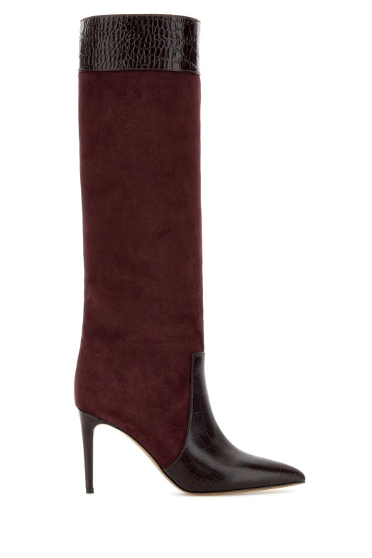 Burgundy suede Stiletto boots PARIS TEXAS (PX1276XCOV3)