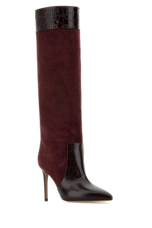 Burgundy suede Stiletto boots PARIS TEXAS (PX1276XCOV3)