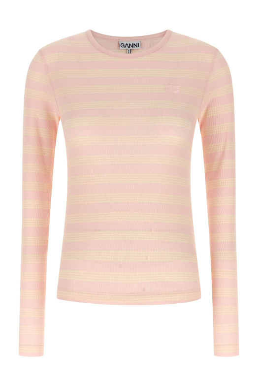 Полосатый свитер Розовый GANNI A1050066868