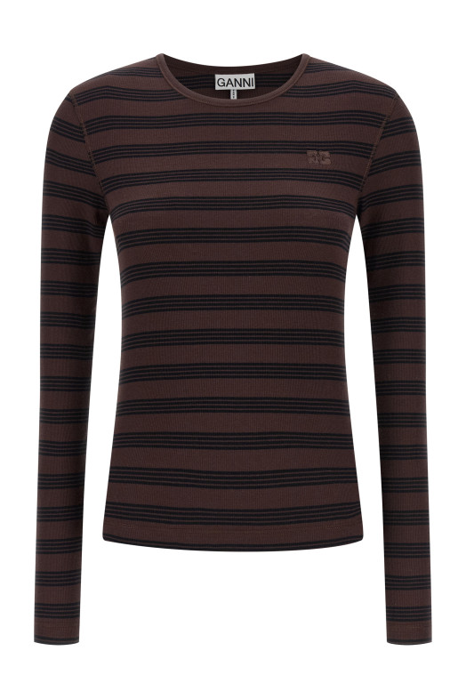 Полосатый свитер Разноцветный GANNI A105006600B