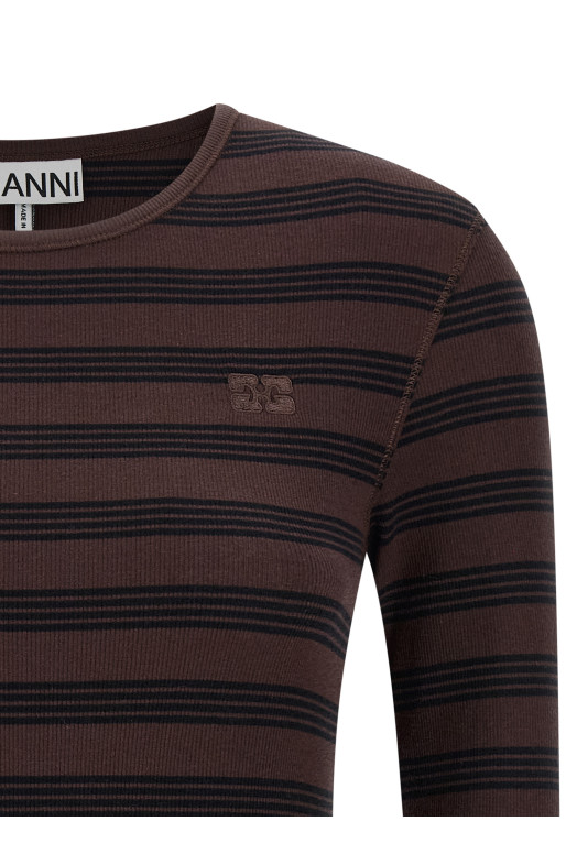 Полосатый свитер Разноцветный GANNI A105006600B