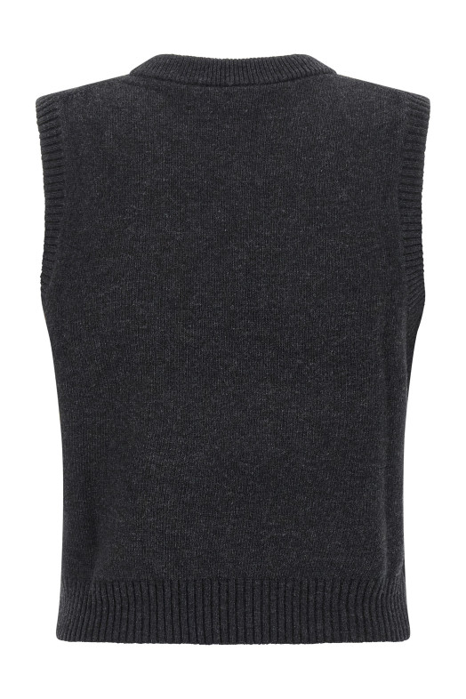 'Cherry' vest Black