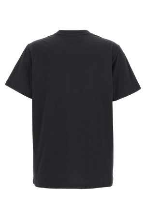 Футболка с принтом Черная GANNI A1050061252