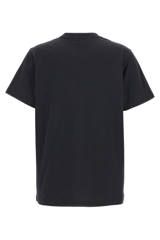 Футболка с принтом Черная GANNI A1050061252