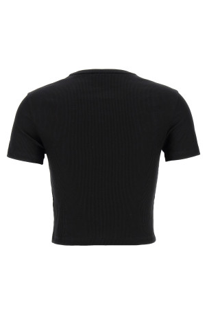 'Fendi' cropped T-shirt Black