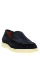 Suede loafers Blue