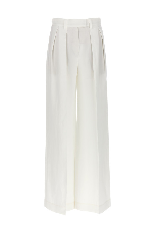 Брюки Palazzo White BRUNELLO CUCINELLI MH126P8512C600