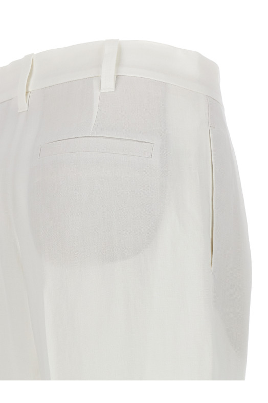 Брюки Palazzo White BRUNELLO CUCINELLI MH126P8512C600