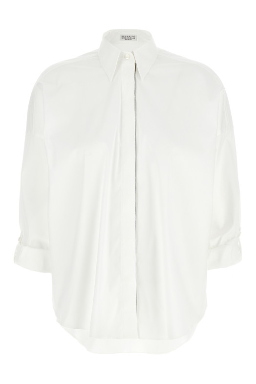 Рубашка Monile, белая BRUNELLO CUCINELLI M0091MA636C159