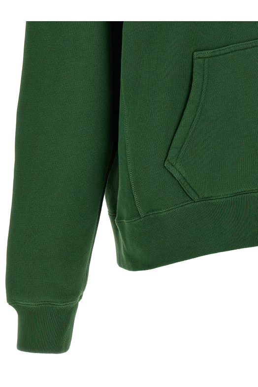Printed hoodie Green