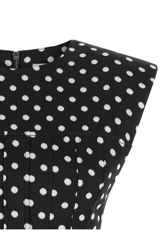 'Polka Dot' top Black