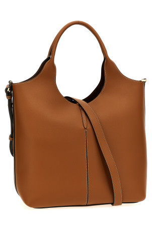 Small 'EBR' shopping bag Brown