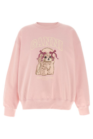 Front print sweatshirt Pink