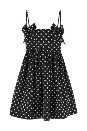 'Polka Dot' dress Black