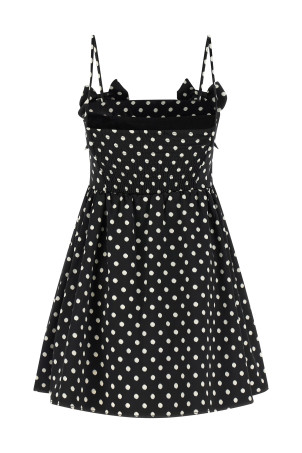 'Polka Dot' dress Black