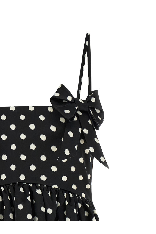 'Polka Dot' dress Black