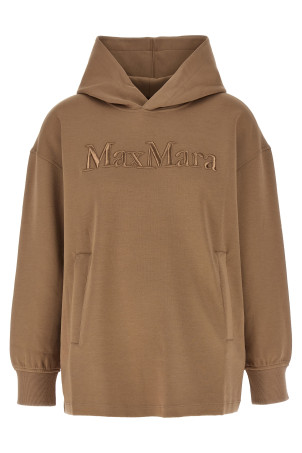 Embroidery sweatshirt Beige