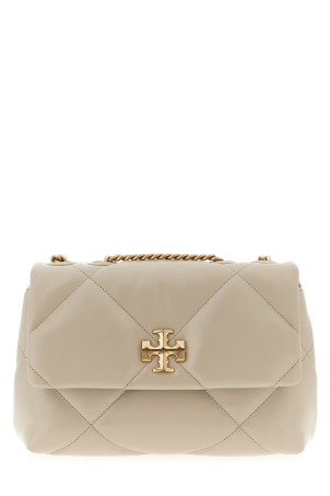 'Kira Diamond Quilted' crossbody bag White