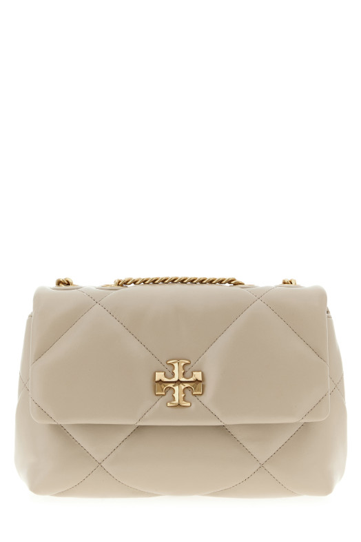'Kira Diamond Quilted' crossbody bag White